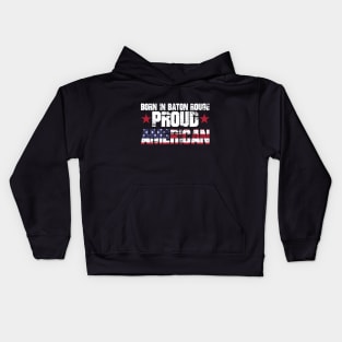 Born In Baton Rouge Proud American Kids Hoodie